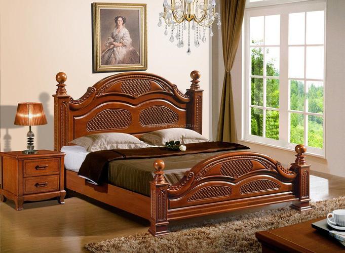 实木家具卧室实木床效果图片