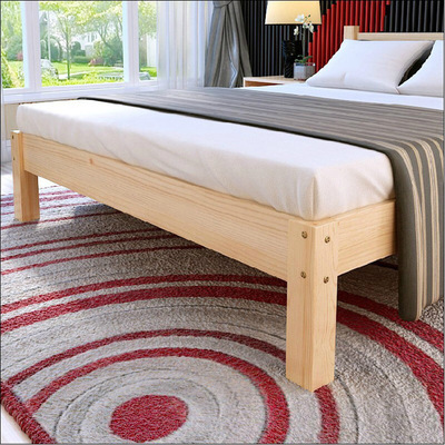实木床定制 儿童松木床次卧实木床性价比好实木床简约耐用卧室床